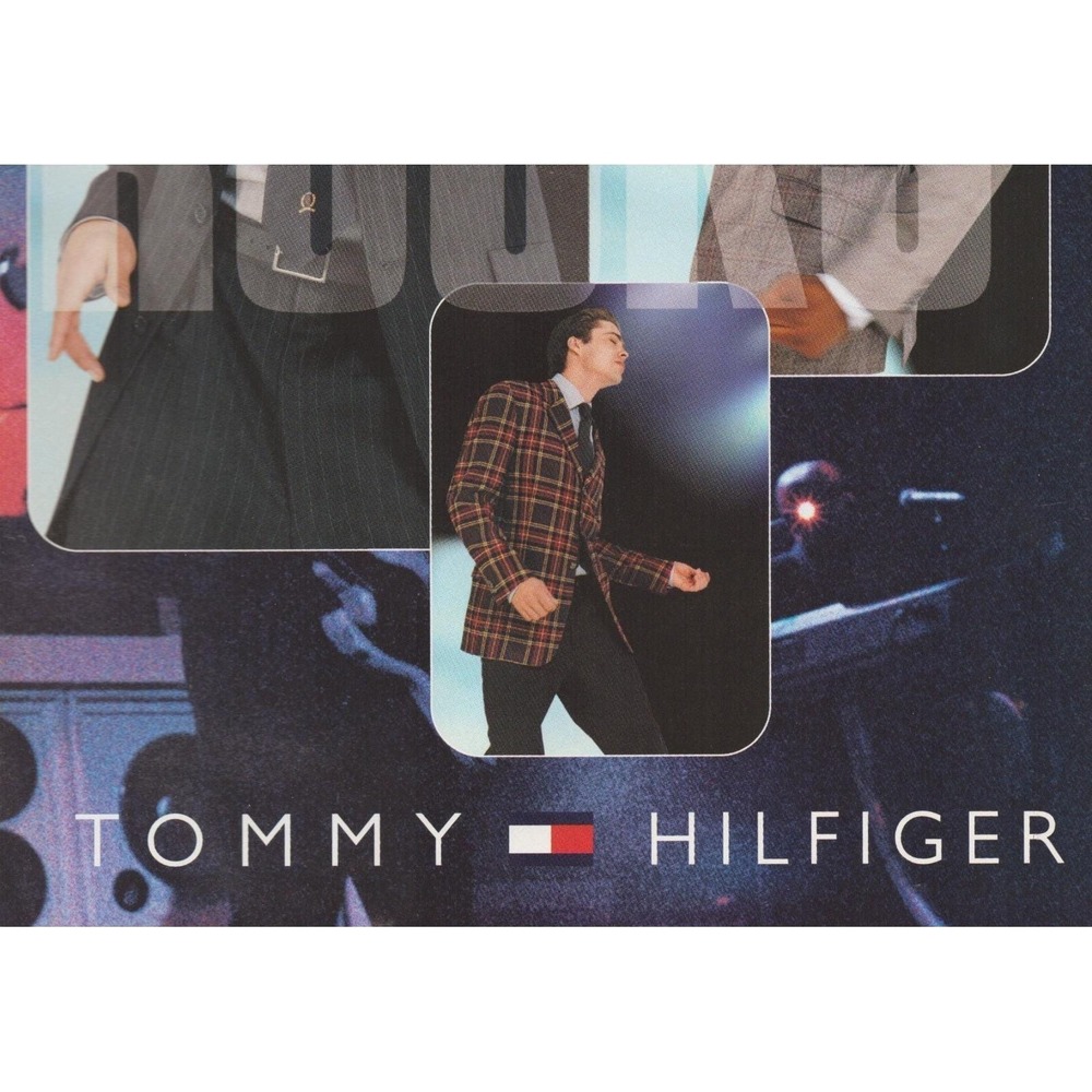 Vintage 1999 Tommy Hilfiger Suits Print Ad Men's Fashion Designer Clothing Y2K